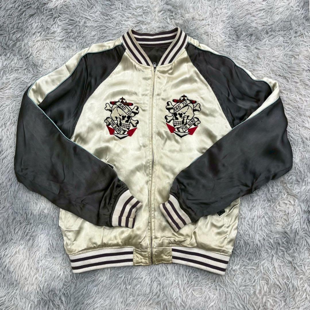 AVIREX リバーシブルスカジャンM虎龍日本地図刺繍 Authentic】 - メルカリ