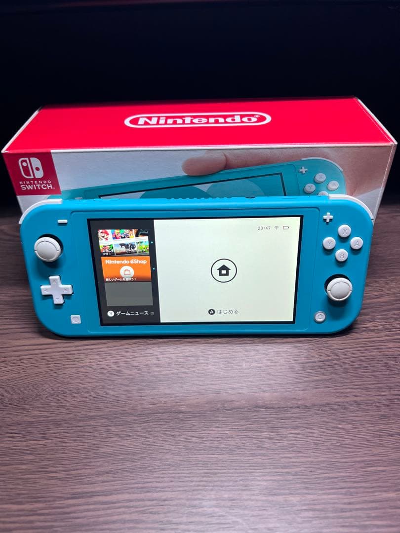 Nintendo Switch Lite ターコイズ 本体のみ 箱・オマケ付き - メルカリ