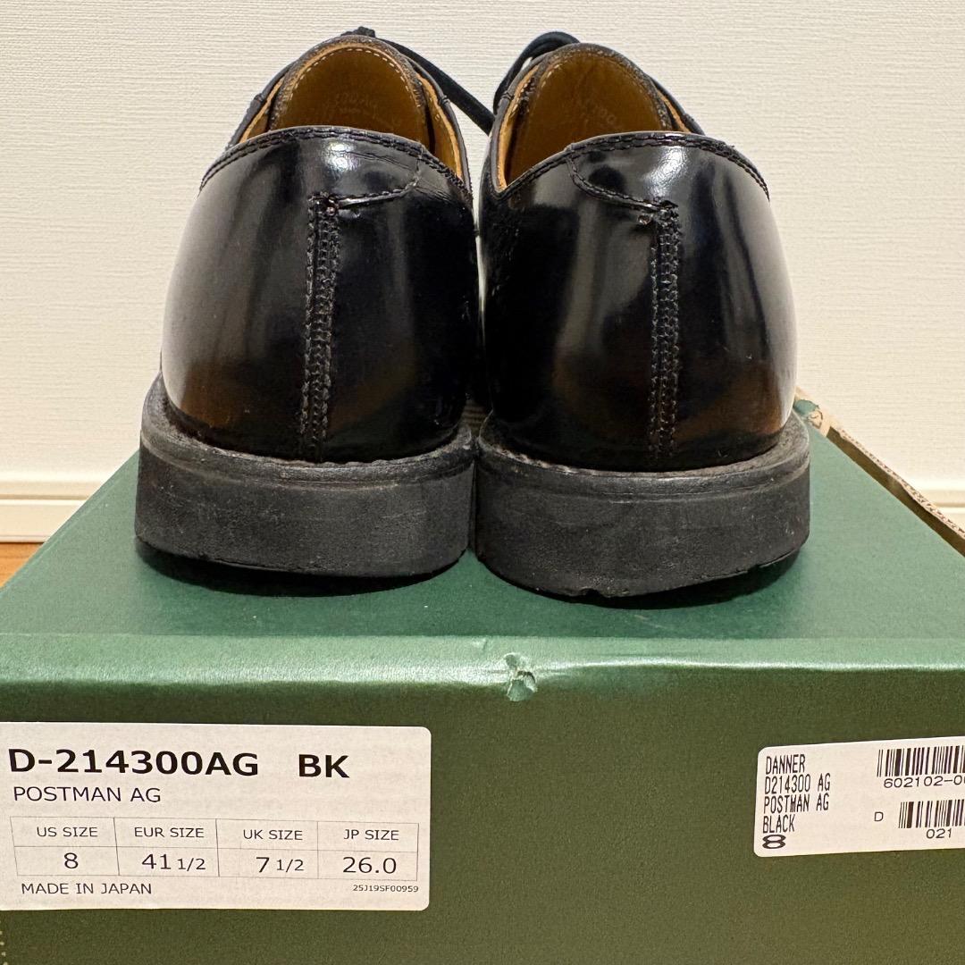 冬仕様 ダナー D214300 AG ポストマン ブーツ 黒 26.0 - メルカリ