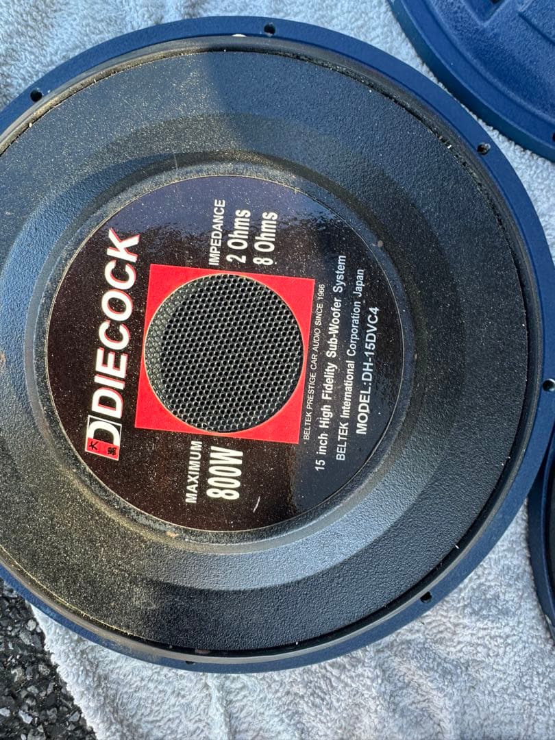DIECOCK ダイコック DH-15DVC4 4発セット スピーカー - メルカリ