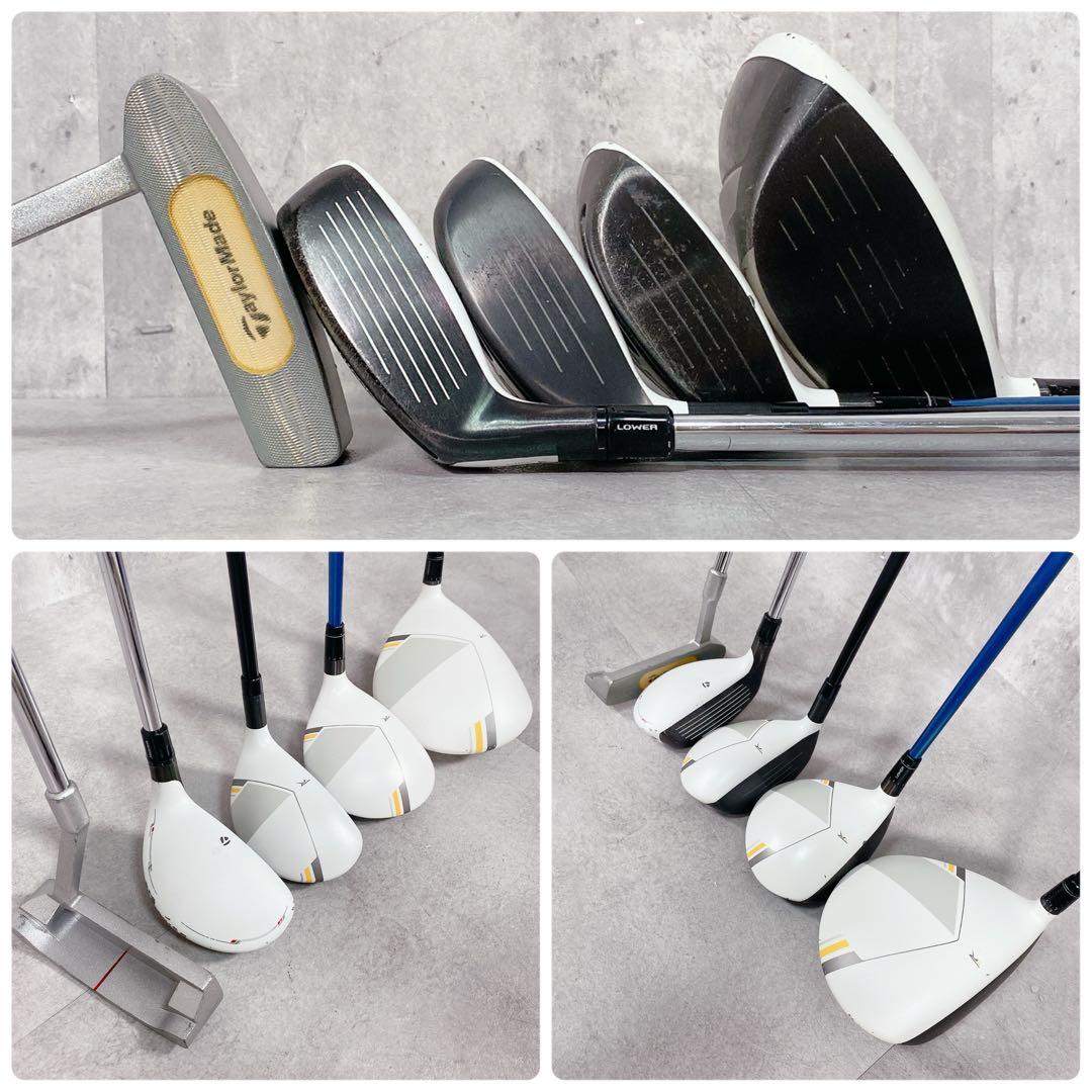 V796 テーラーメイド RBZ メンズ ゴルフ クラブ フルセット 白 初心者