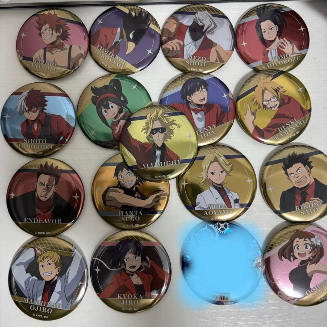 ヒロアカ ヒロヴィラフェス 缶バッジ オールマイト メタル缶バッジ