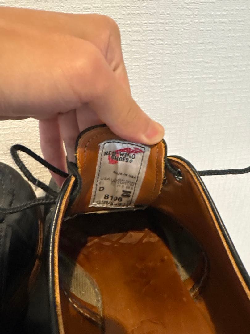 RED WING　8106 クラシックオックスフォード　26.5　8.5D