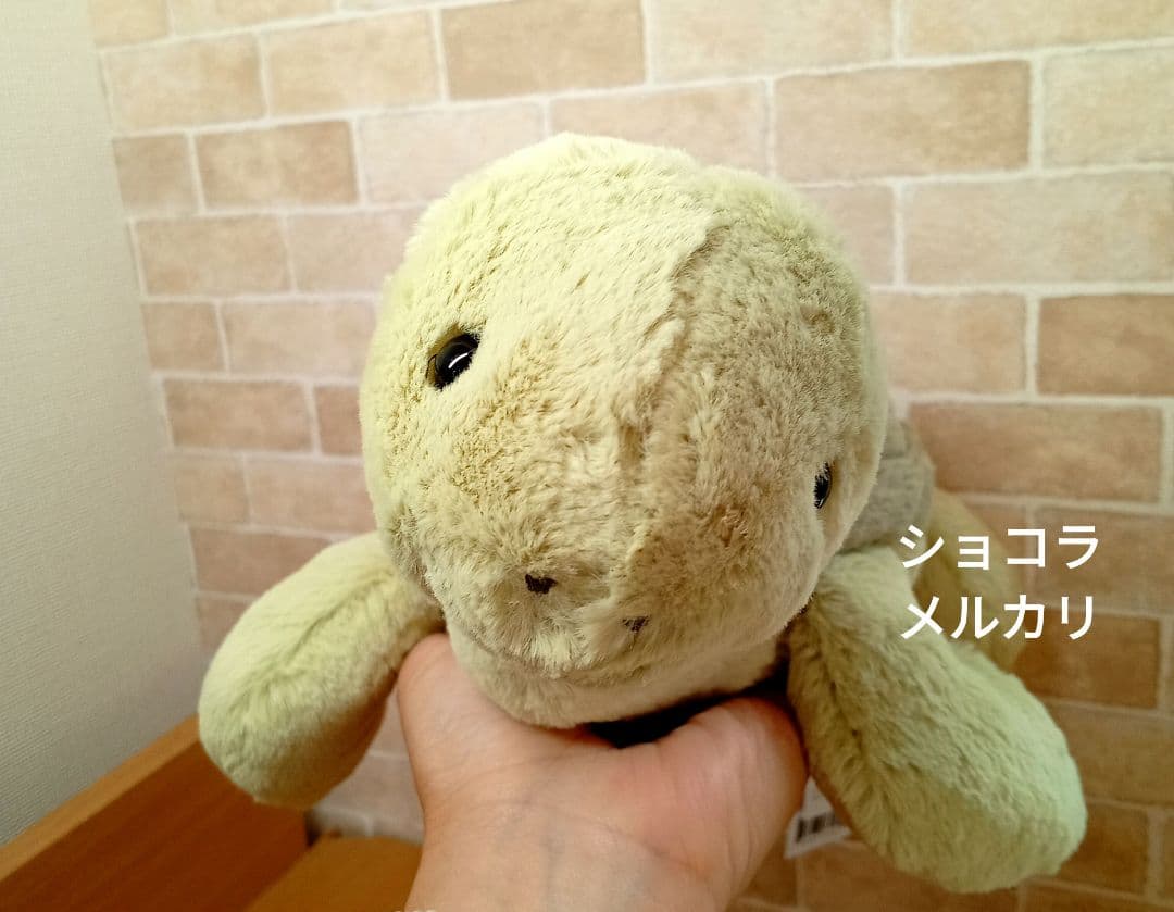 Jellycat Tully Turtle 緑亀 かめ 亀 カメ ぬいぐるみ - メルカリ