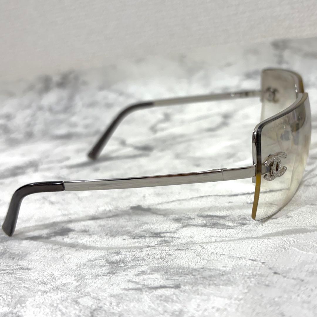 シャネル ココマーク ラインストーン サングラス グラデーション 4092