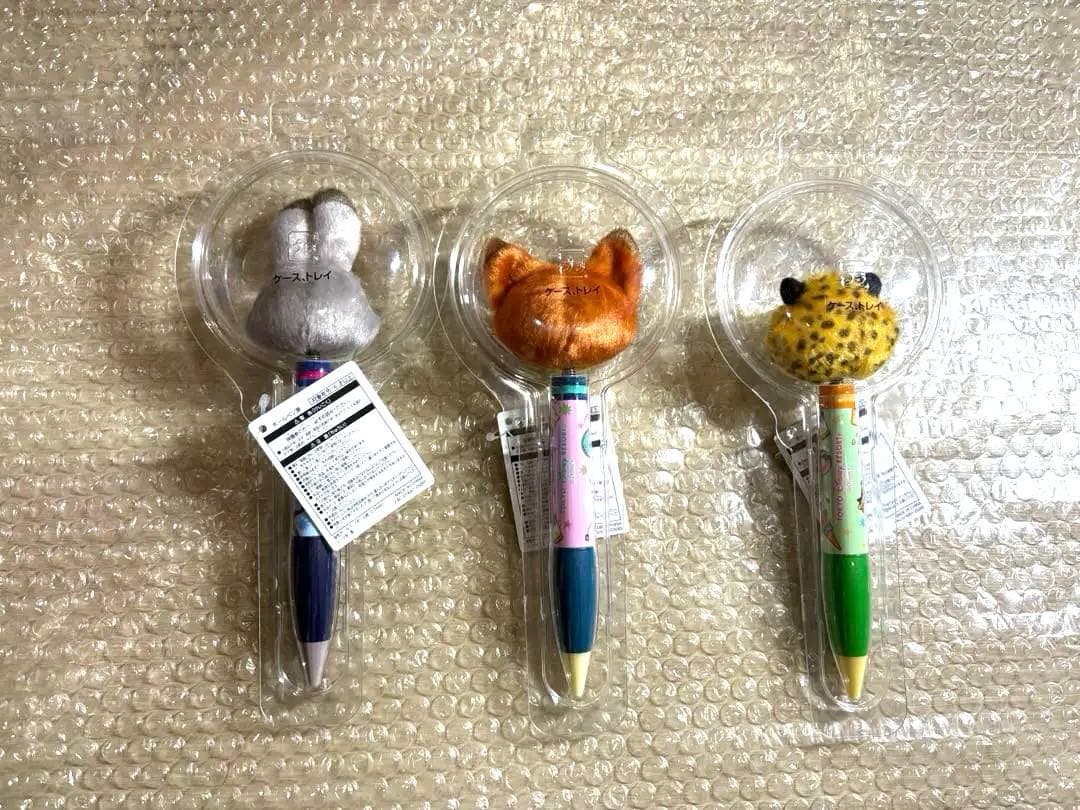 ズートピア ぬいぐるみボールペン 3本セット - その他アウトレット ストア