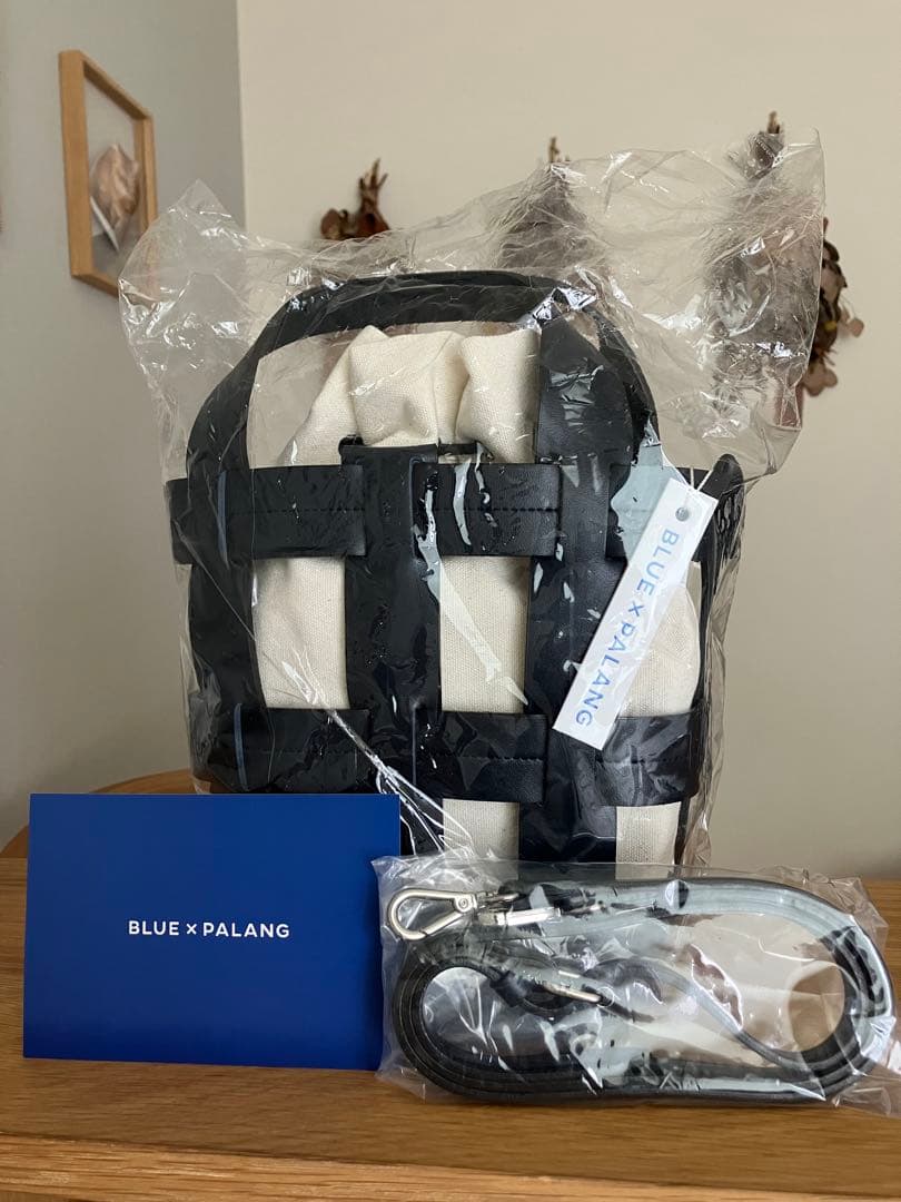 新品未使用】BLUE×PALANG WOVEN BASKET BAG NAVY - メルカリ