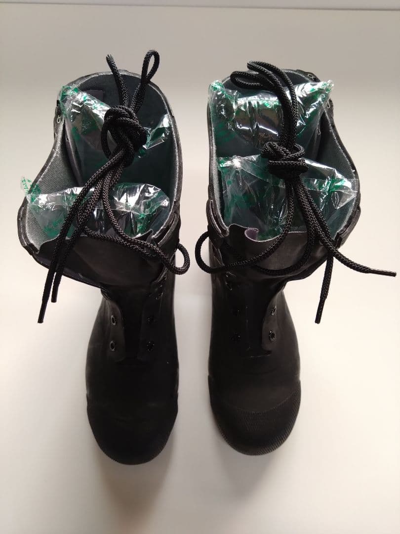 消防団員用 安全長靴 ゴム製 JIS T8101 ハト印 26.5cm