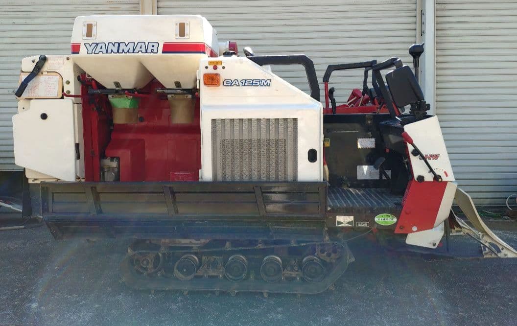 ヤンマー2条刈り袋どりコンバインCA125M2025年可動品現状渡し直接引取