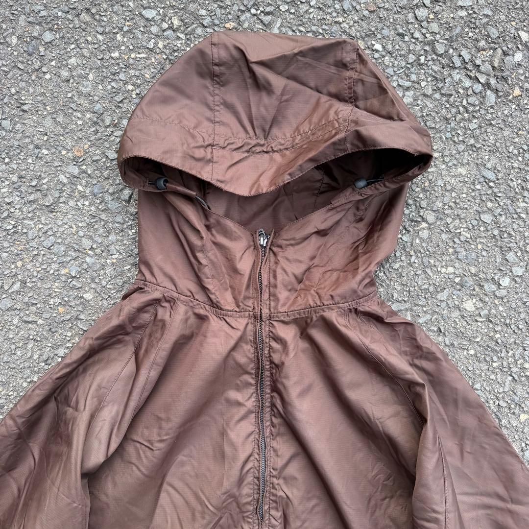 90's old uniqlo shell jacket brown tech - メルカリ