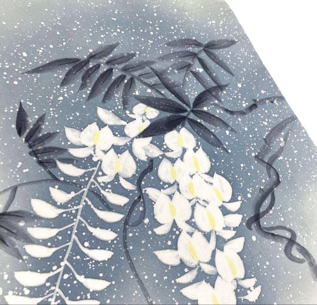 高級 正絹 名古屋帯 藤の花 - メルカリ