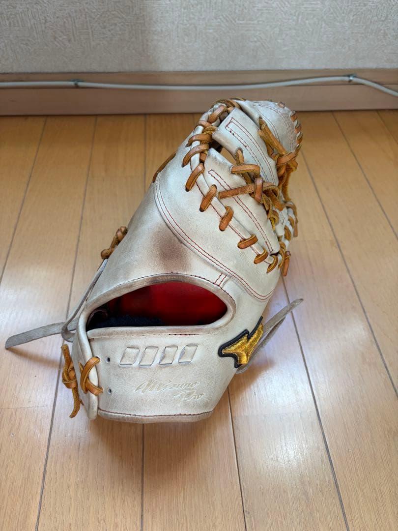 キ*ト様 Mizuno 硬式グローブ ブロンド ミズノプロ 硬式用 1AJGH29823 ブロンド×コルク 8059 内野手用 5DNA