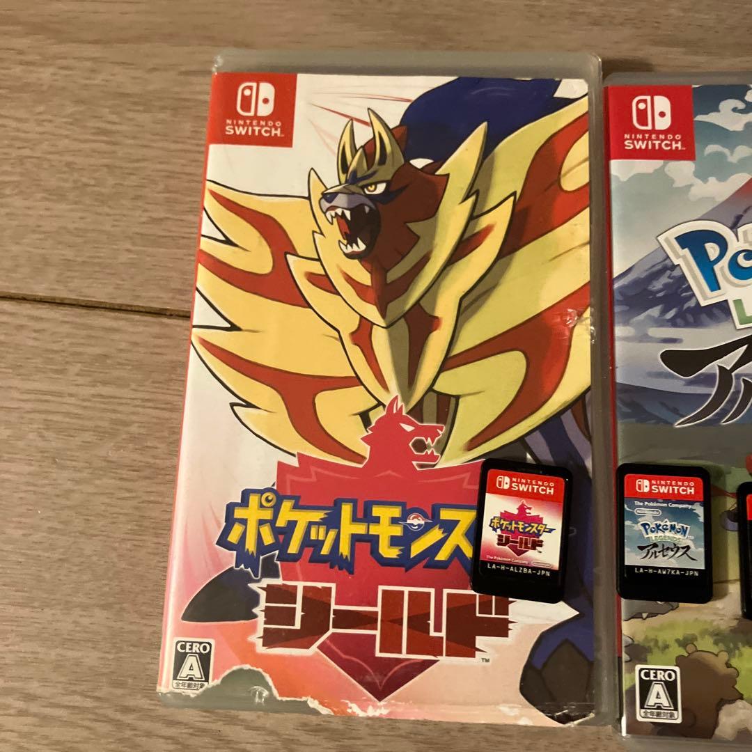 switch ポケモンza アルセウス スカーレット バイオレット シールド