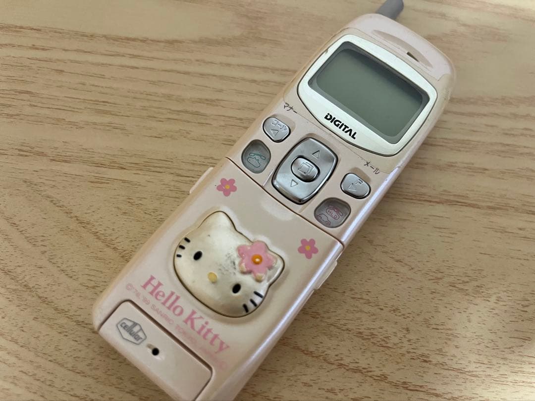 レア】ハローキティ 携帯電話 ガラケー セルラー cellular 平成レトロ