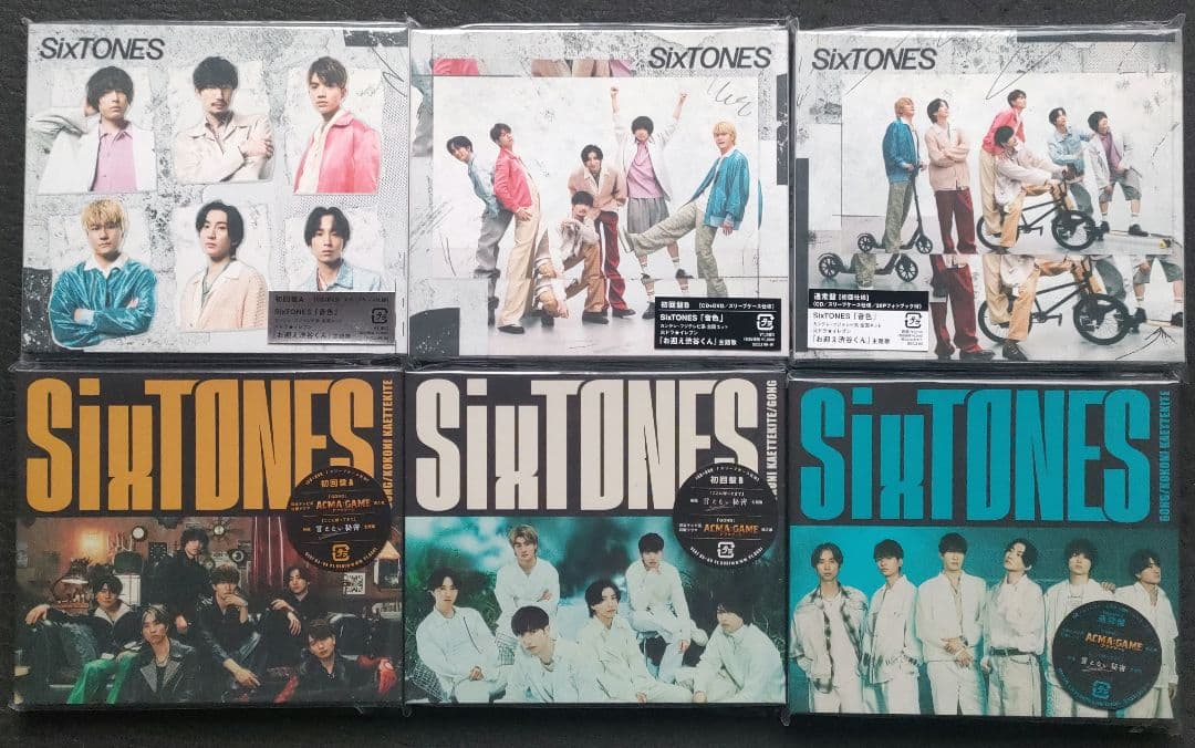 SixTONES 歴代CDシングル 13タイトル 32枚 初回 DVD 新品あり - メルカリ