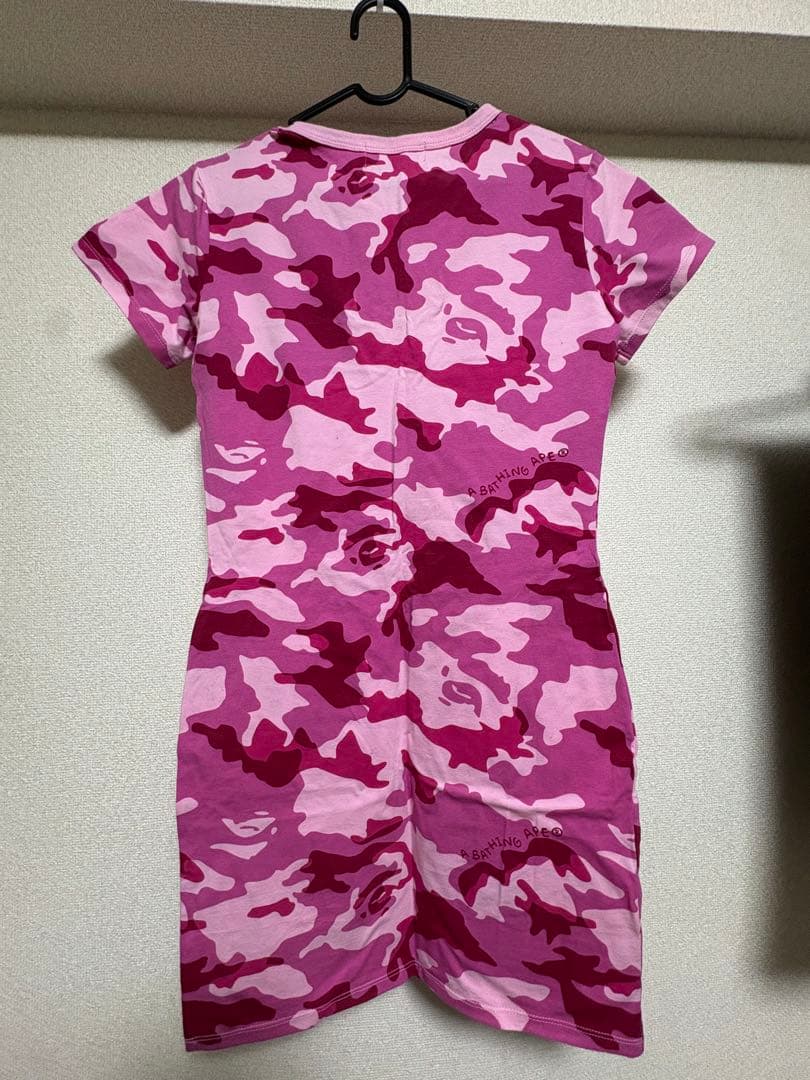 A Bathing Ape 半袖ミニワンピース S - メルカリ