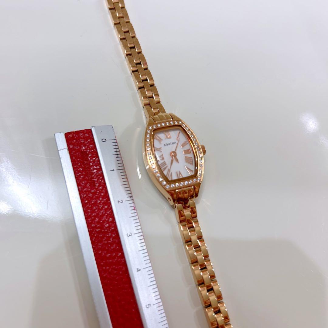 新品未使用AGATHA 腕時計ピンクゴールド MADE IN FRANCE - メルカリ