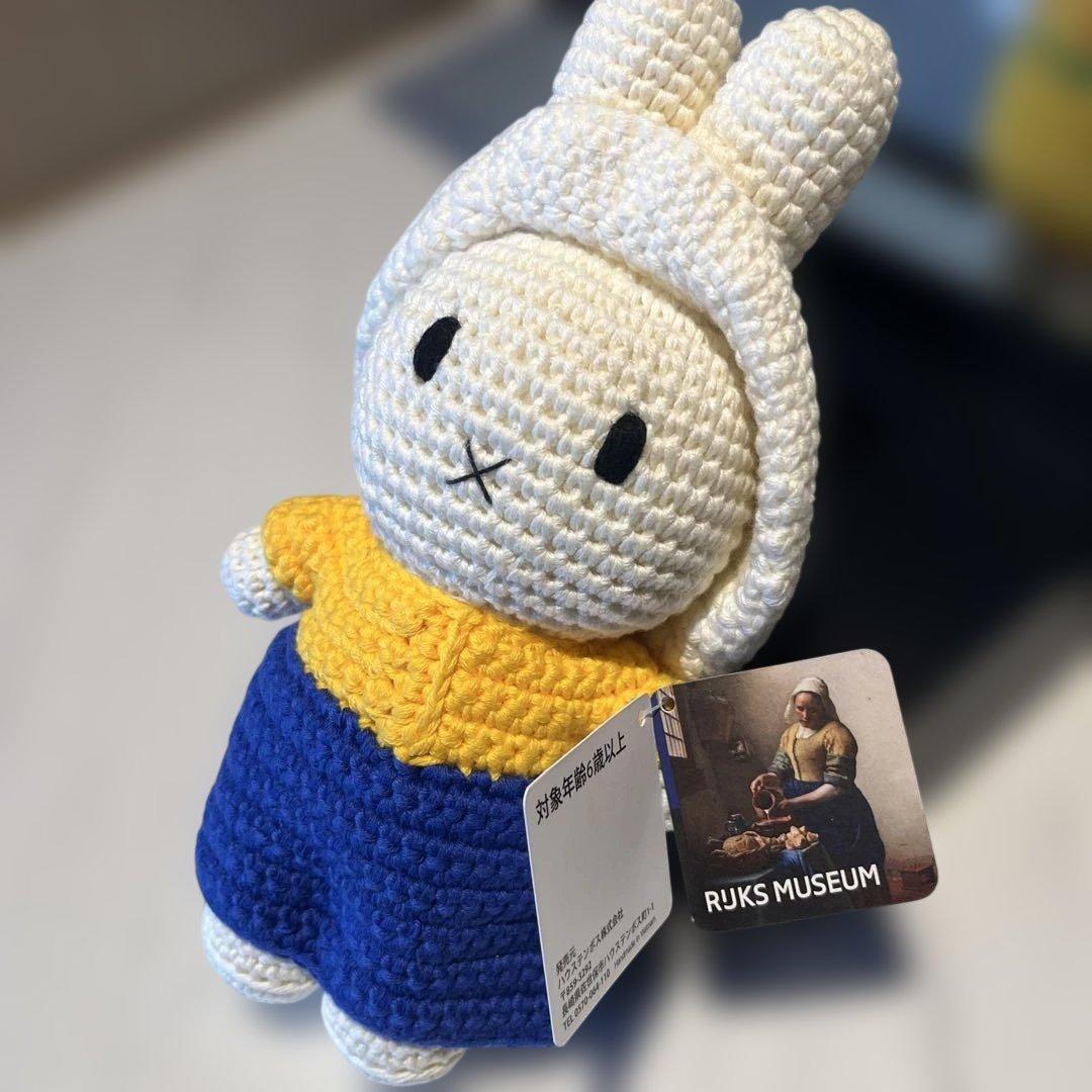 ミッフィー絵画シリーズあみぐるみ ぬいぐるみ3体セット ジャスト