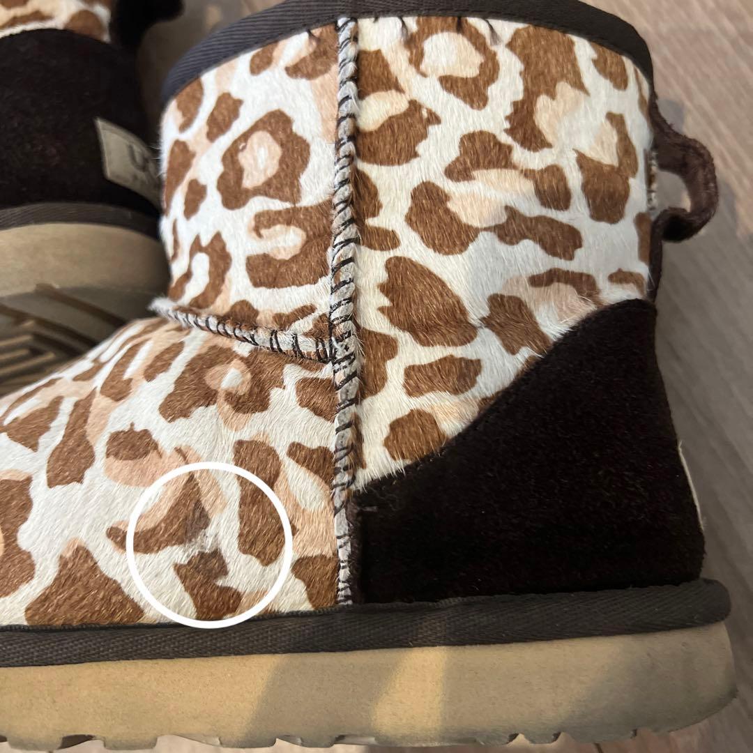 UGG レオパード ヒョウ柄 ムートンブーツ - メルカリ