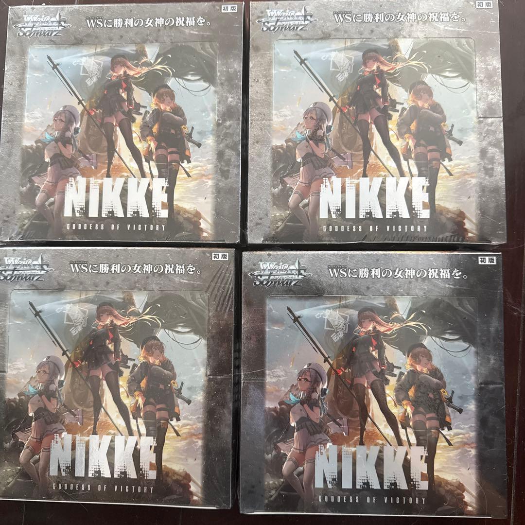 NIKKE ヴァイスシュヴァルツ　4BOX シュリンク付き Amazon.co.jp: ヴァイスシュヴァルツ ブースターパック 勝利の女神