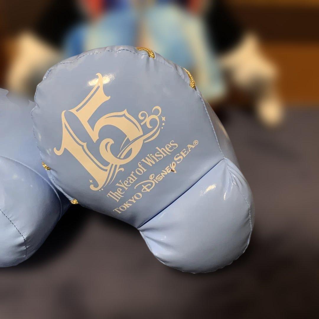 ディズニーシー15周年 ミッキーミニー特大ぬいぐるみ クリスタル