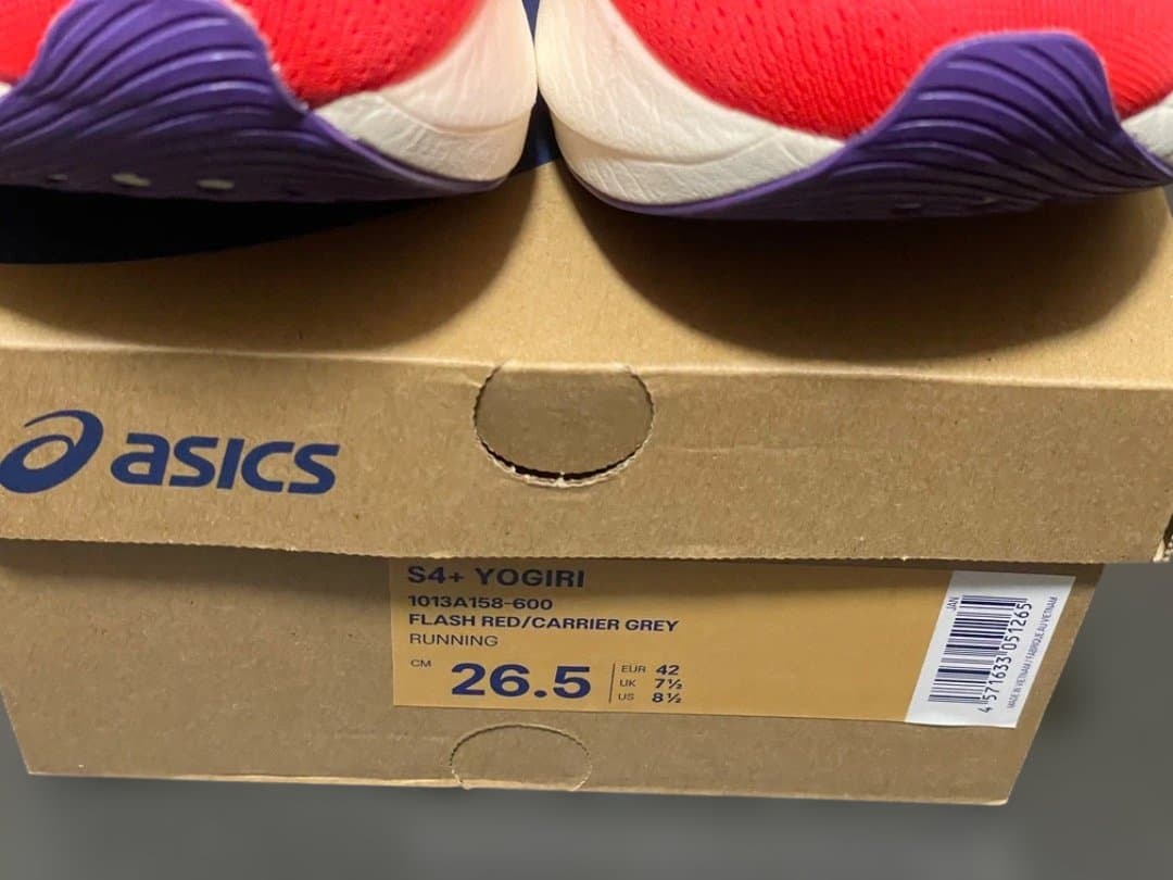 H*u様 ASICS アシックス s4+ yogiri 26.5cm　かなりの美