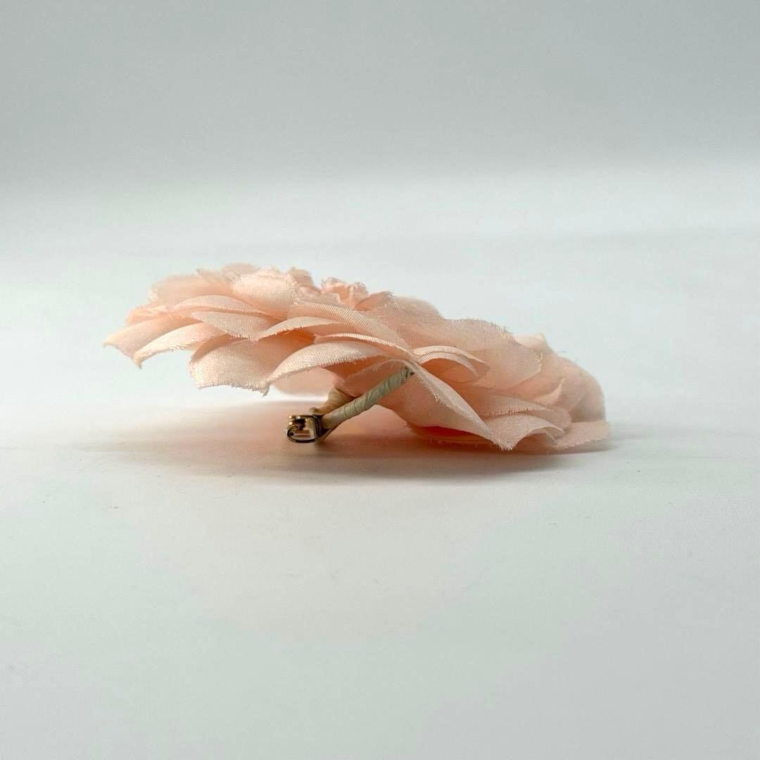 18214✨CHANEL シャネル 花 カメリア コサージュ ピンク - メルカリ