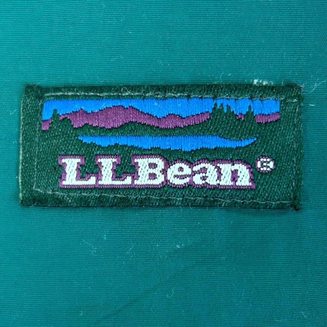 HS14《90s》エルエルビーン　ナイロンジャケット　内フリース　ワンポイント