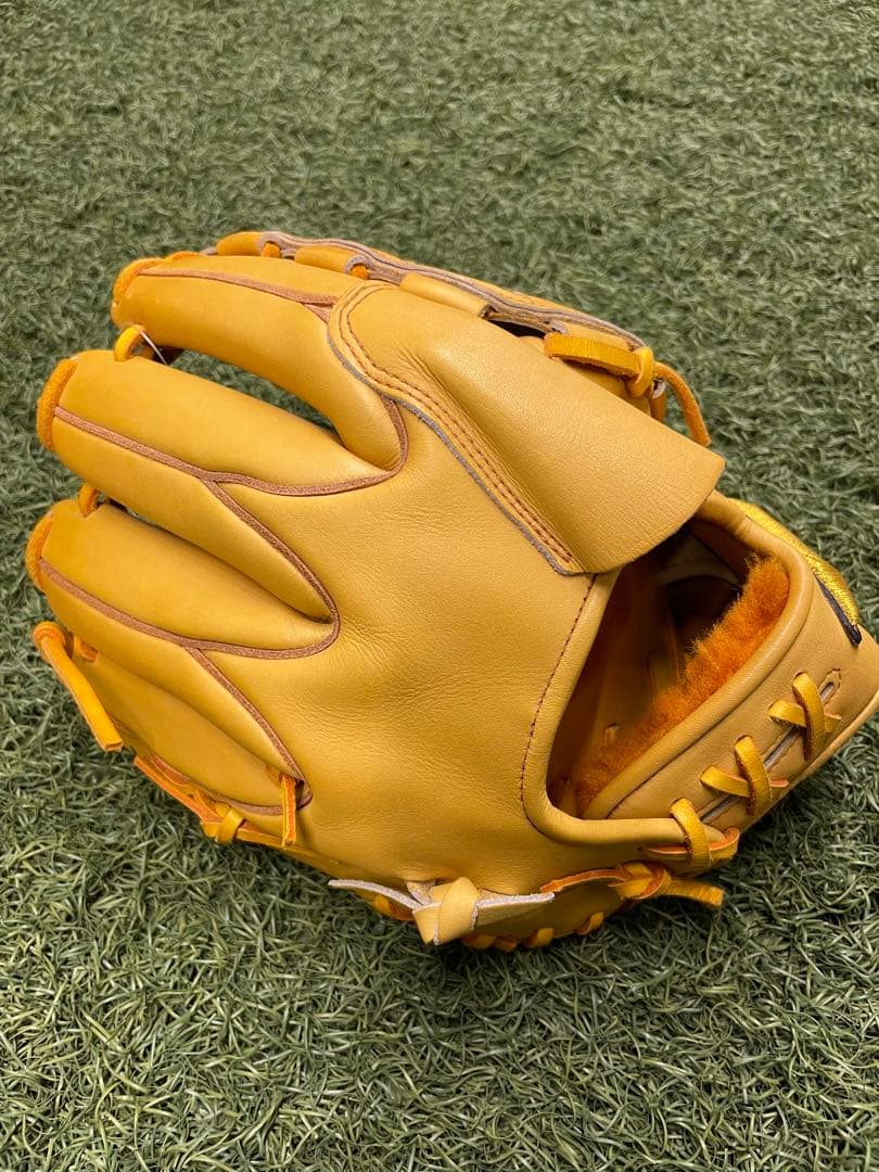 ミズノプロ 硬式オーダーグラブ オレンジ 岸モデル - メルカリ
