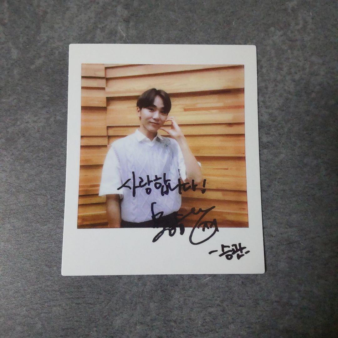 プリントサイン入りポラ3点(SEVENTEEN/ウジ/ドギョム/スングァン