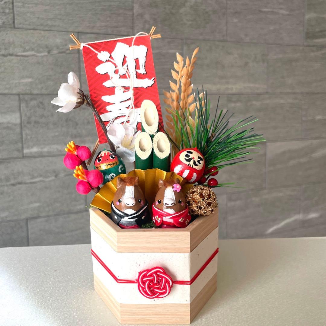 どんぐりアート ひめちゃん様専用ページ 門松と干支のオブジェ - メルカリ