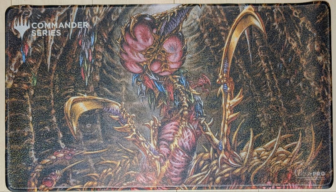 未使用】MTG スリヴァーの女王 ホロフォイル ステッチ加工 プレイマット