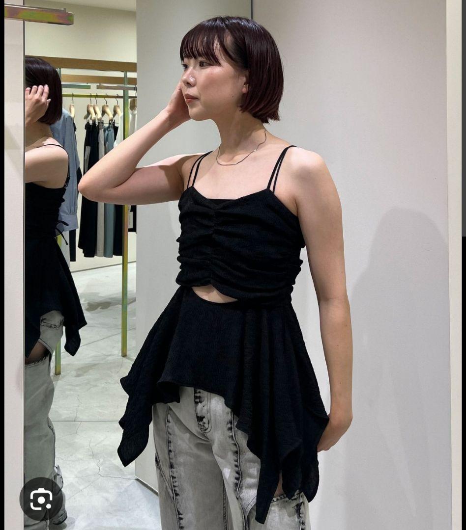 フェティコ BOTANICAL JACQUARD CUTOUT CAMITOP - メルカリ