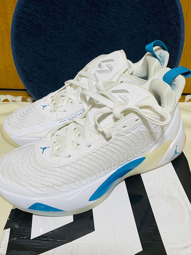 新品ナイキ ジョーダン ルカ 1 PF ホワイト/ネオ ターコイズ 26.5cm