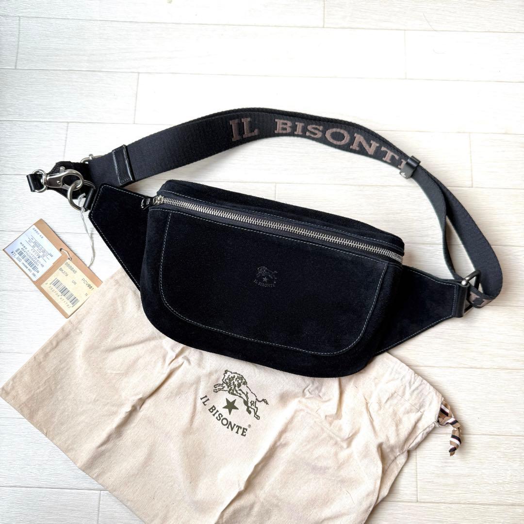 国内正規品 限定 IL BISONTE スエードレザー バムバッグ ボディー 楽天市場】イルビゾンテ バムバッグ (54222301111) Leather Body Bag