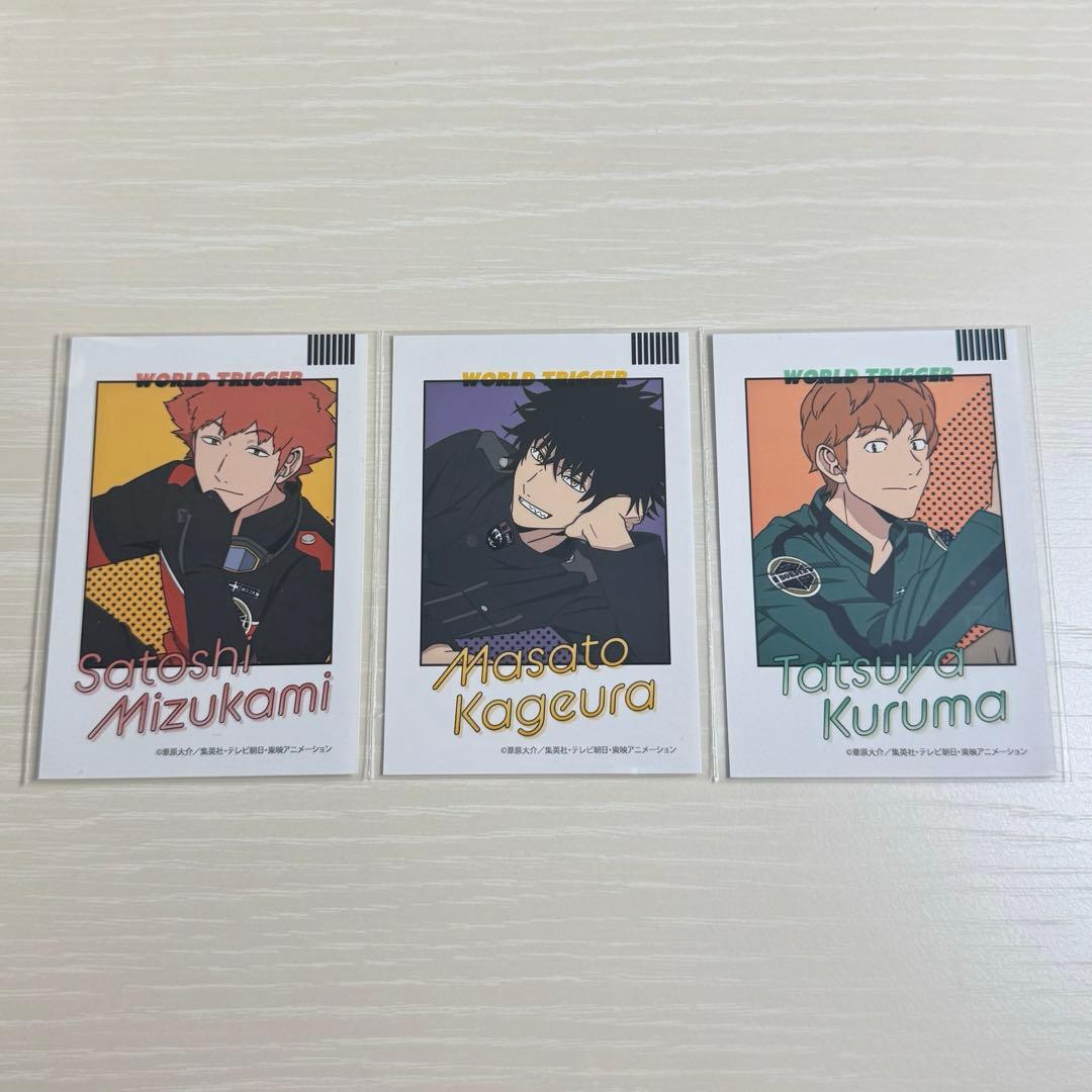 ワールドトリガー チェキ風カード 3枚セット - メルカリ