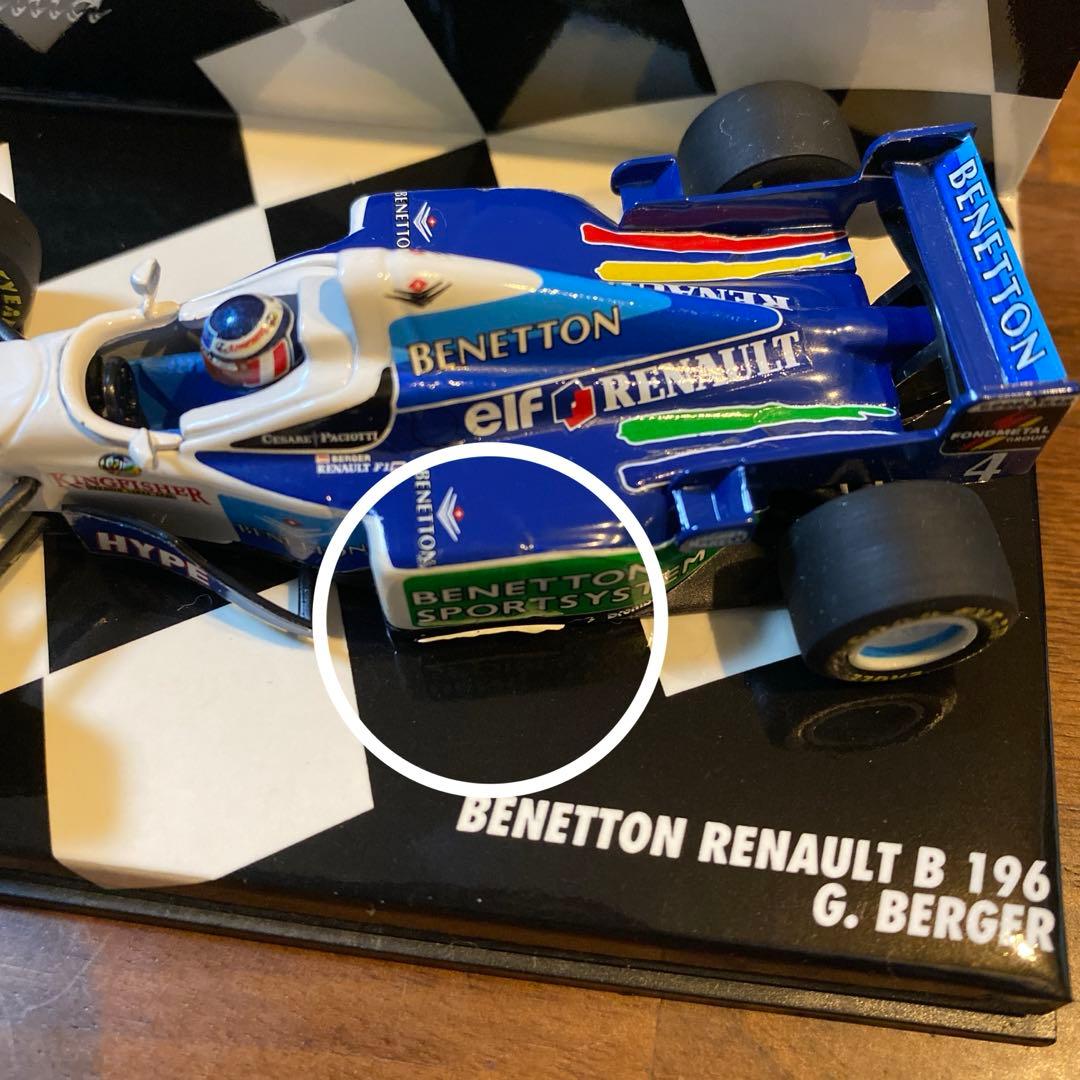 ゲルハルト・ベルガー ベネトン B196 ／ ミニチャンプス F1 - メルカリ