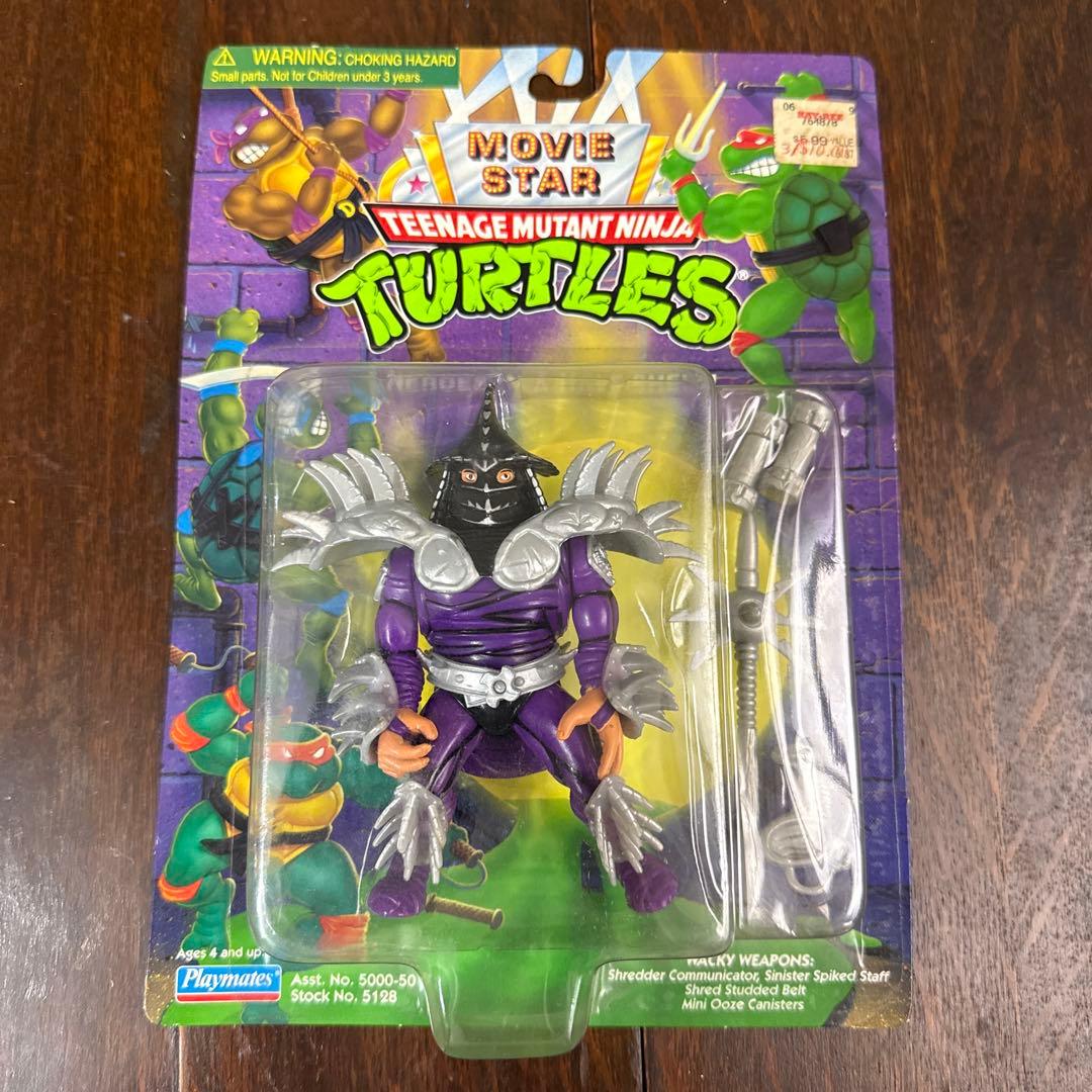 TMNT MOVIE STAR SUPER SHREDDER 　タートルズ Teenage Mutant Ninja Turtles: 4” Original Movie Star Super