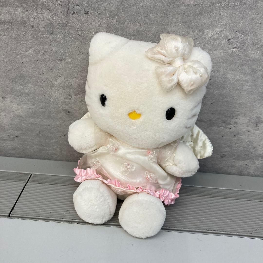 ハローキティ NTT 電報 ぬいぐるみ 天使 キティちゃん 90年代 平成