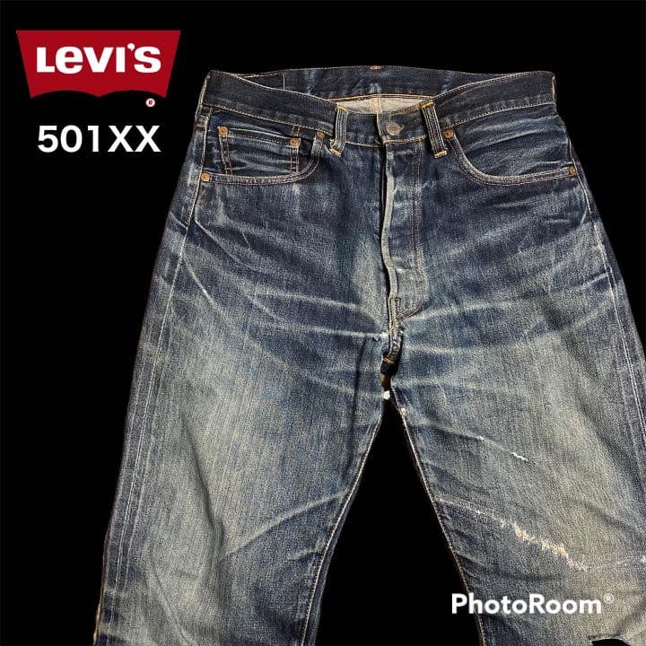 色落ちヤバい！リーバイス501xx バレンシア工場 99年 ヒゲ 蜂の巣