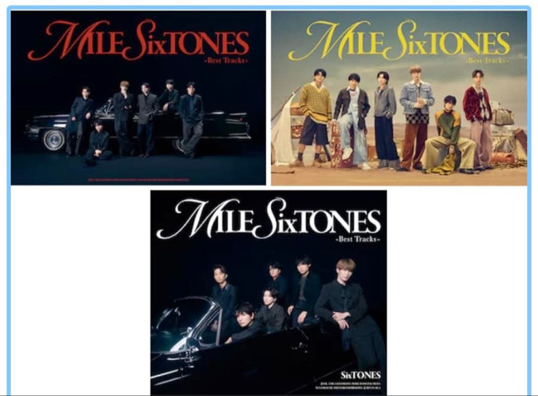 新品SixTONES Best Tracks アルバム3種類セットBlu-ray MILESixTONES -Best Tracks-(3形態/Blu-rayｾｯﾄ)・SixTONES | Sony