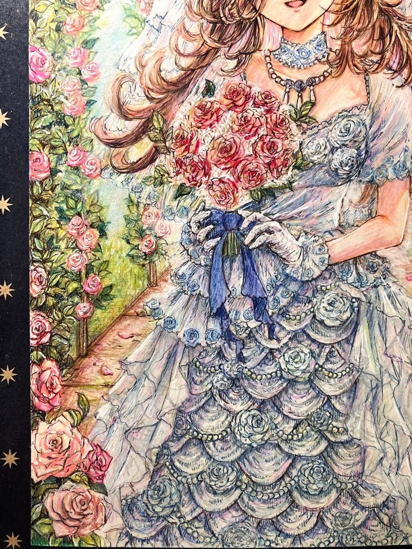 手描きイラスト 色鉛筆画 オーダー商品 - メルカリ