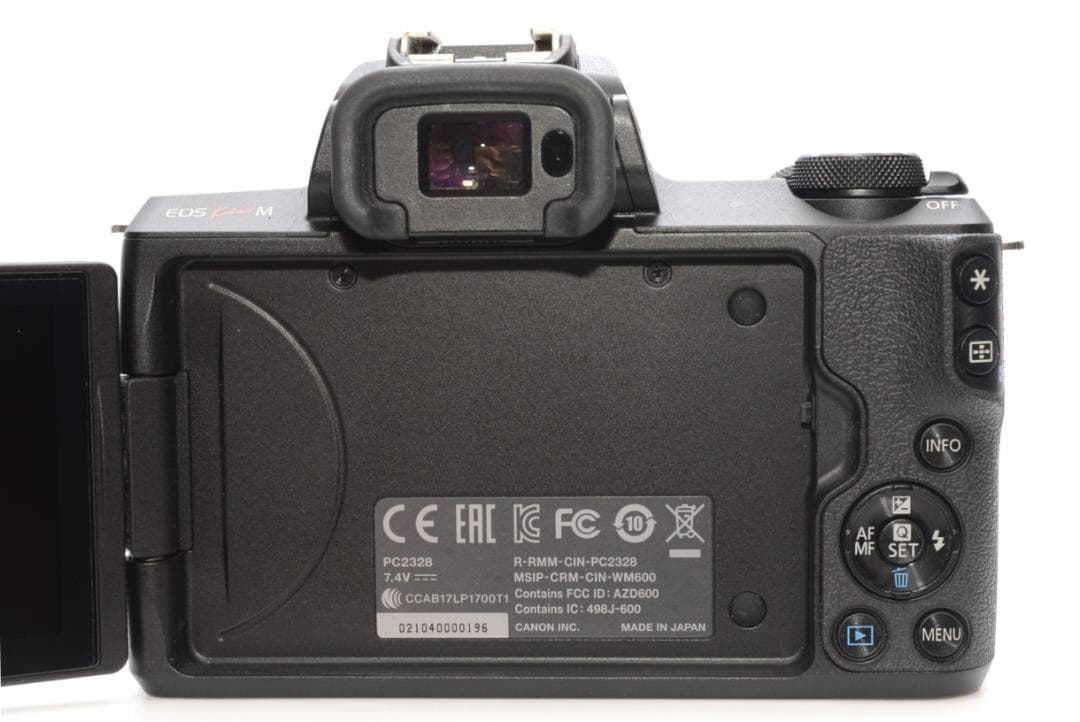 デジタルカメラ Canon EOS Kiss M 18-55mm F3.5-5.6 IS STM