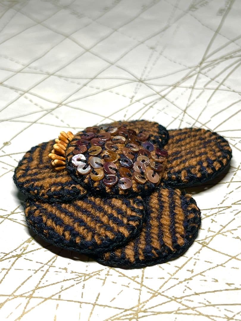 【週末値下】ミナ ペルホネン “esperer” ブローチ