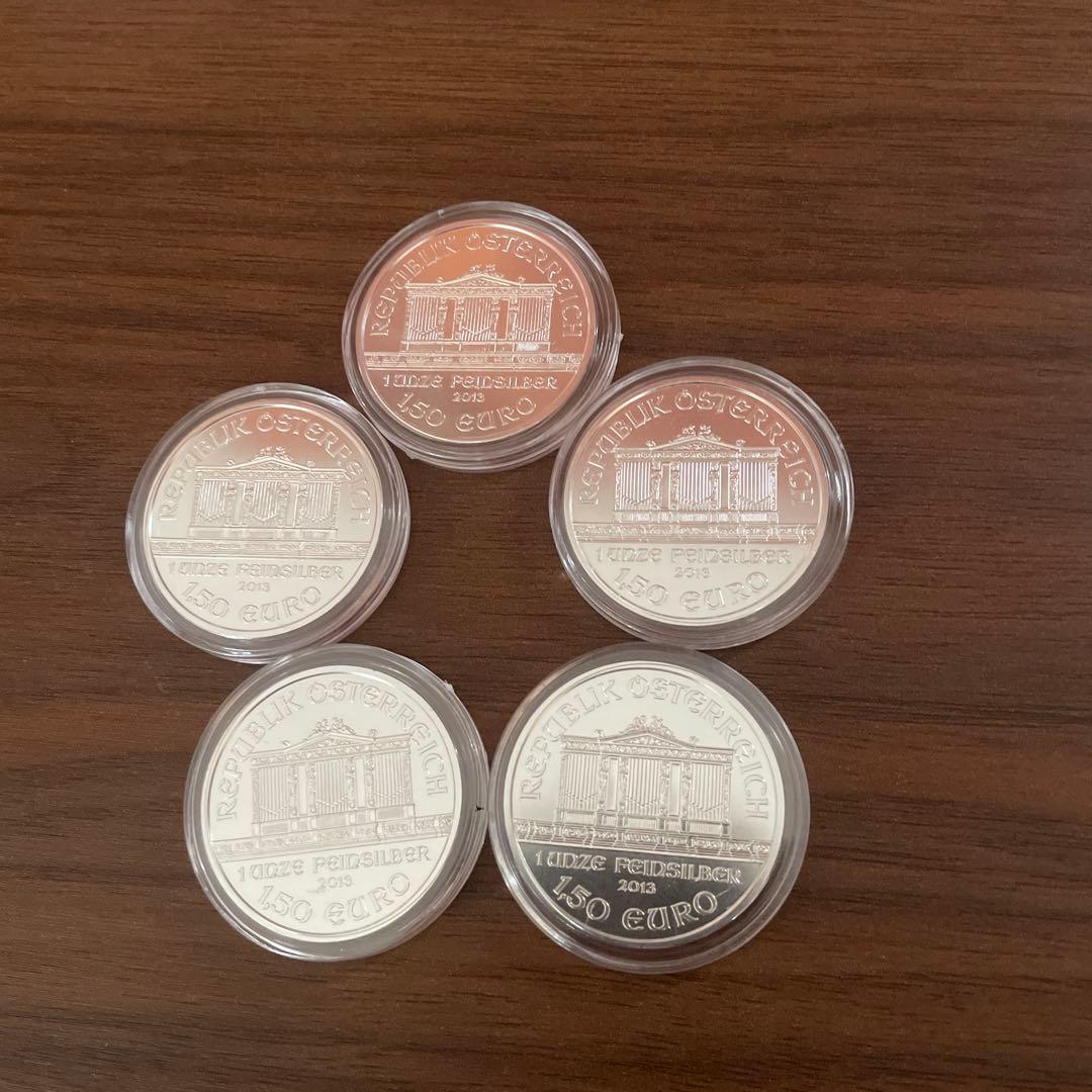 2013年 オーストリア「ウィーン・フィルハーモニー」1オンス 銀貨5枚