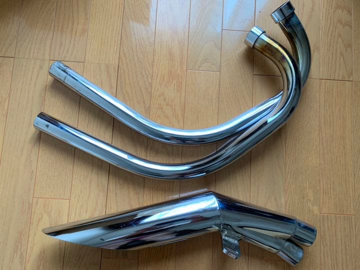 GS400 マフラー tokioパワー管 三協オート 素人集団希少 TOKIOパワー菅