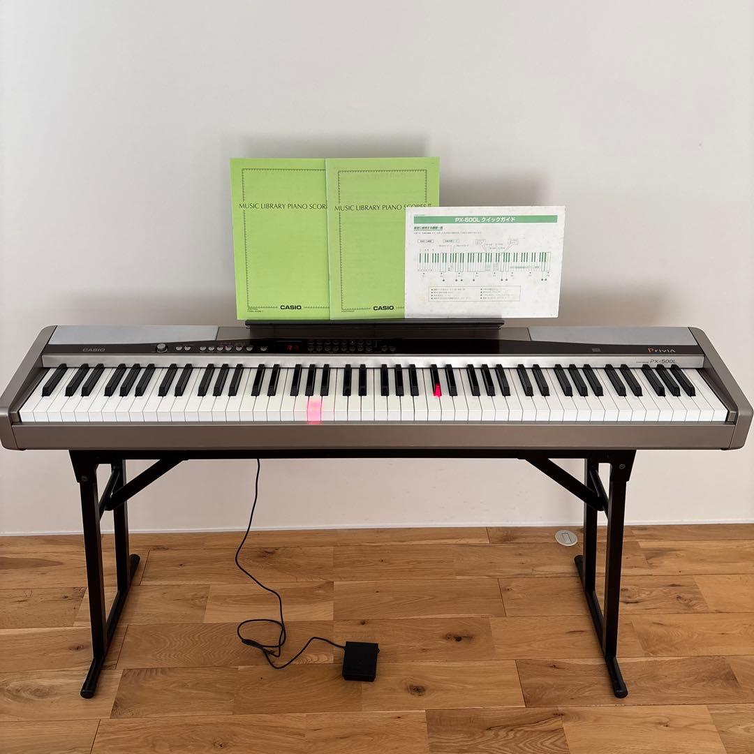 CASIO 電子ピアノ PX500L （2008年販売終了）付属品あり PX-S5000BK | CASIO