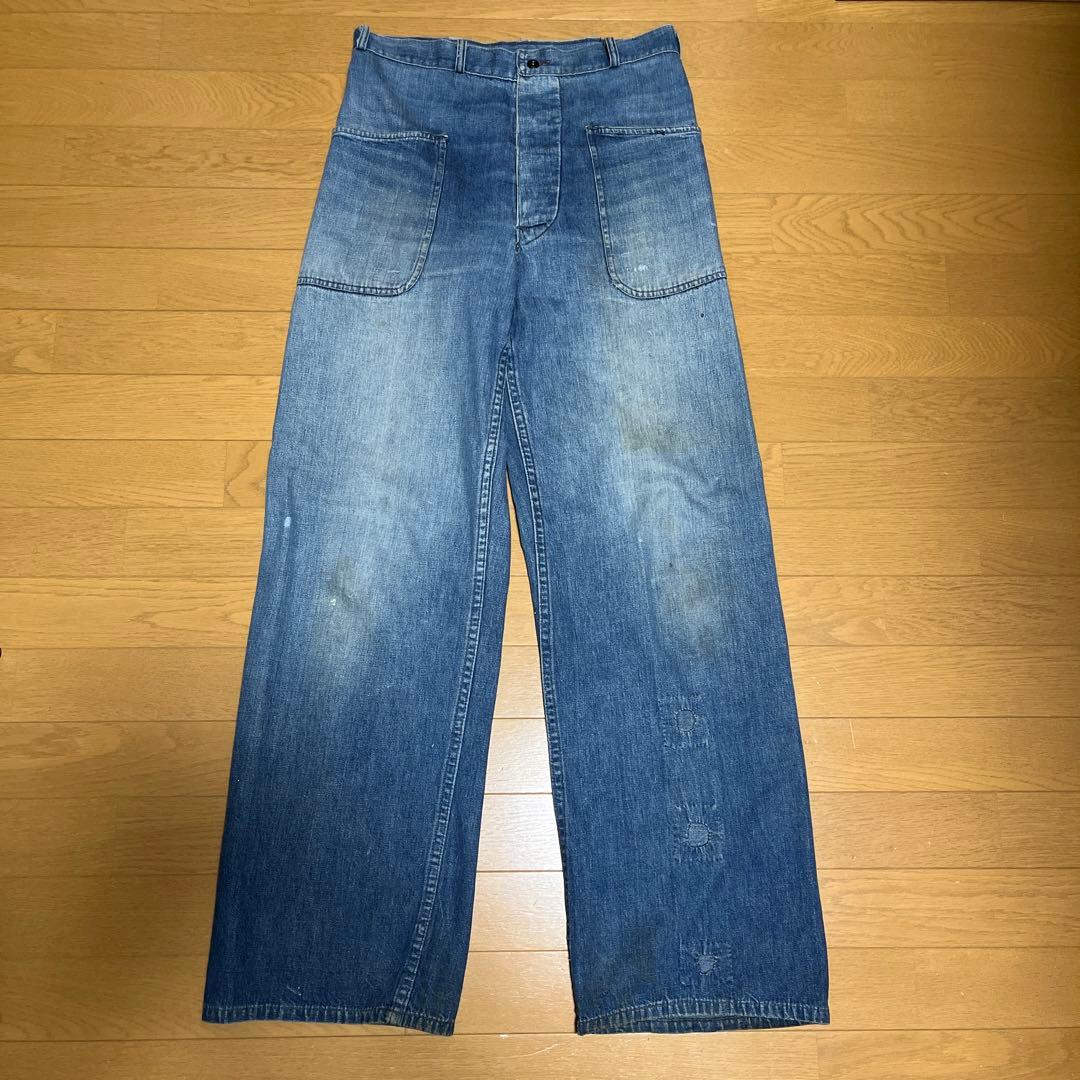 30s 40s US Navy 巻きパン セーラーパンツ wwⅡ - メルカリ