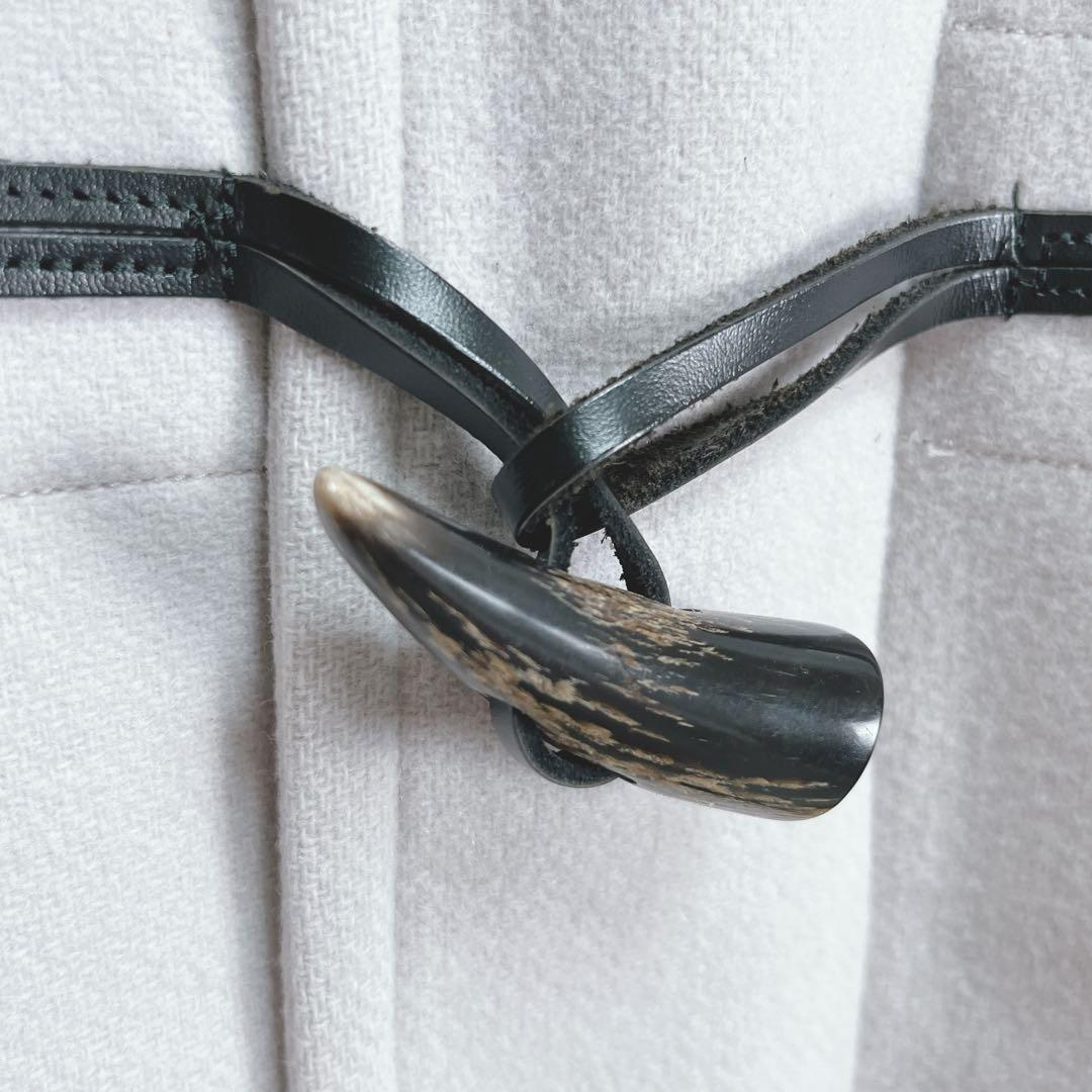 エストネーション』ダッフルコート カシミヤ混 グレージュ ダブル