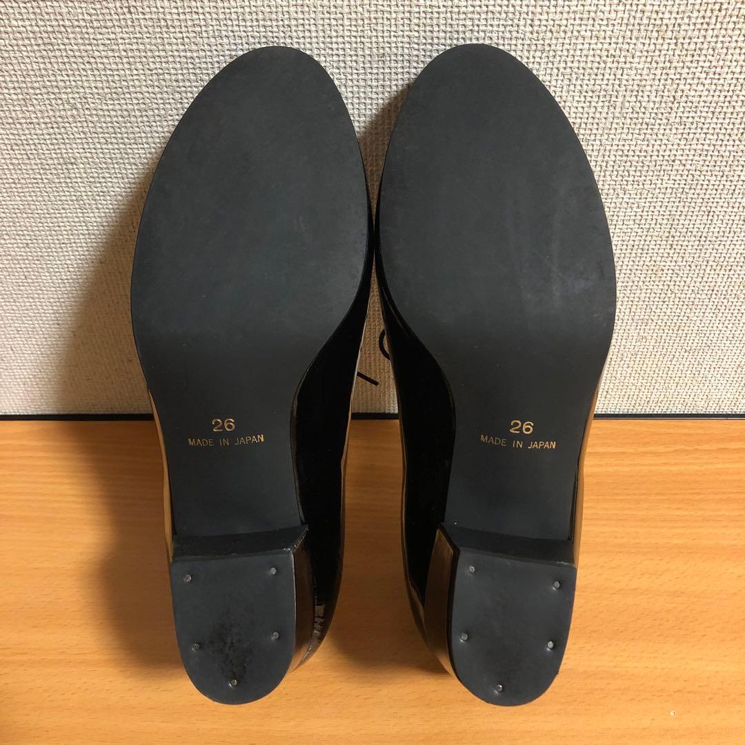 コムデギャルソンオムプリュス 21AW パテントヒールシューズ 26